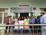 Công tác từ thiện của nhà trường tại bệnh viện k Tân Triều